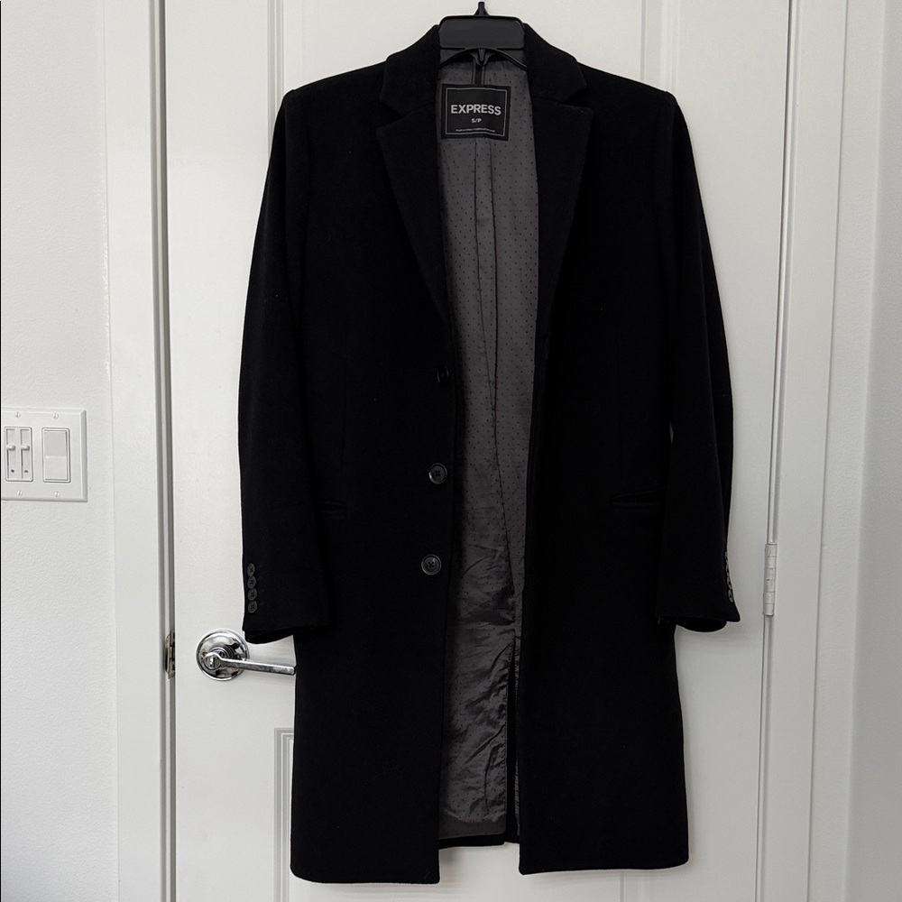 Express Men's Black Coat